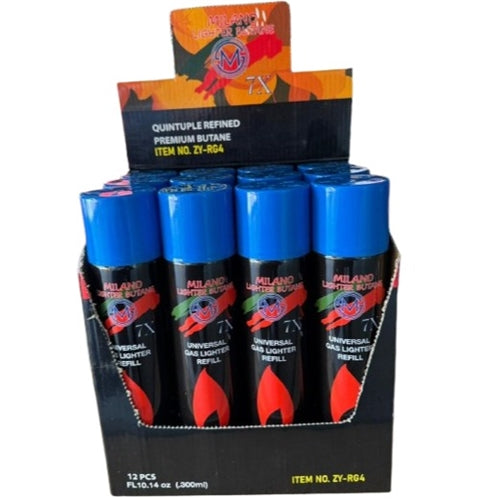 Milano Butane Gas 300ml x 12